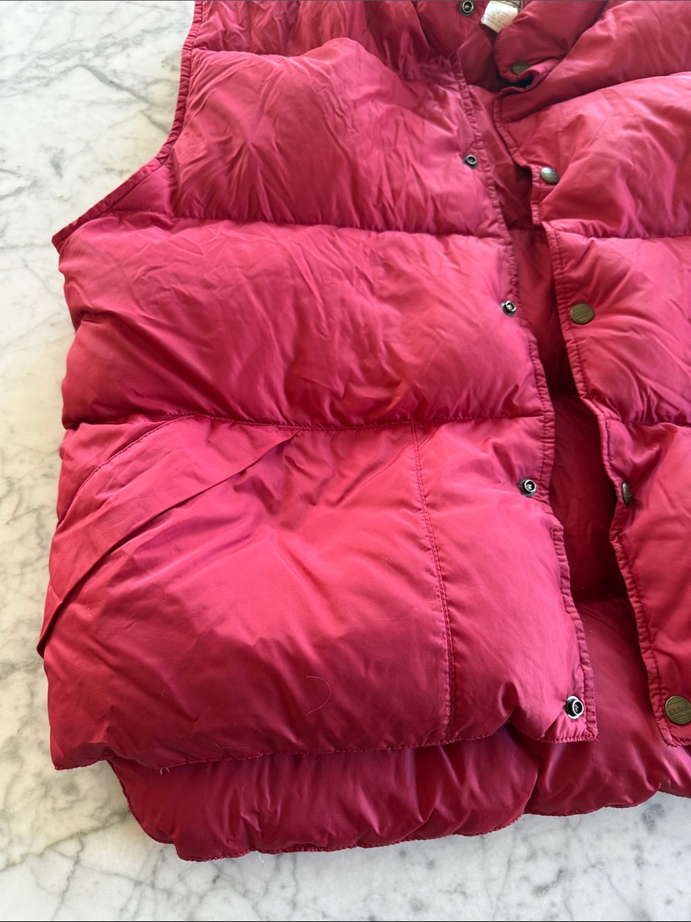 Vintage L.L. Bean Goose Down Puffer Vest - Picture 4 of 7